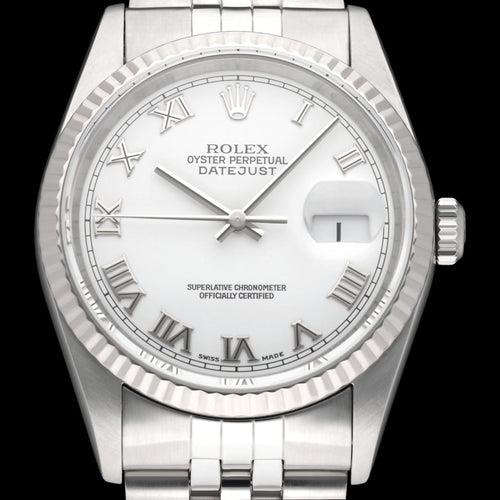Montre Rolex Datejust 16234 - Montre automatique 36 mm en acier (2002) 58 Facettes ROL/DJ1/1344
