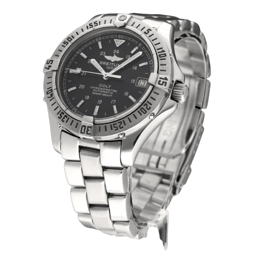 Montre Breitling Colt A17350 - Montre automatique en acier 38 mm avec boîte et papiers 58 Facettes BTL/CLT/030