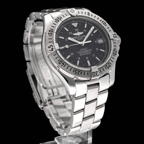 Montre Breitling Colt A17350 - Montre automatique en acier 38 mm avec boîte et papiers 58 Facettes BTL/CLT/030