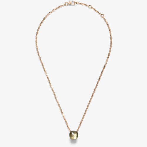 Collier Pomellato Nudo - Collier en or rose 18K avec prasiolite 42 cm 58 Facettes UKA000131S0