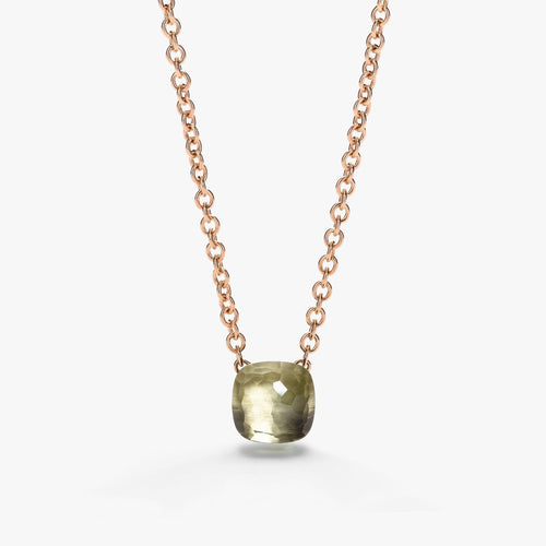 Collier Pomellato Nudo - Collier en or rose 18K avec prasiolite 42 cm 58 Facettes UKA000131S0