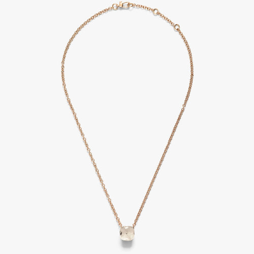 Collier Pomellato Nudo - Collier en or rose 18K et topaze blanche 42 cm 58 Facettes UKA000132S0