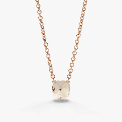 Collier Pomellato Nudo - Collier en or rose 18K et topaze blanche 42 cm 58 Facettes UKA000132S0