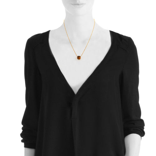 Collier Pomellato Nudo - Collier en or rose 18K et citrine 42 cm 58 Facettes UKA000134S0