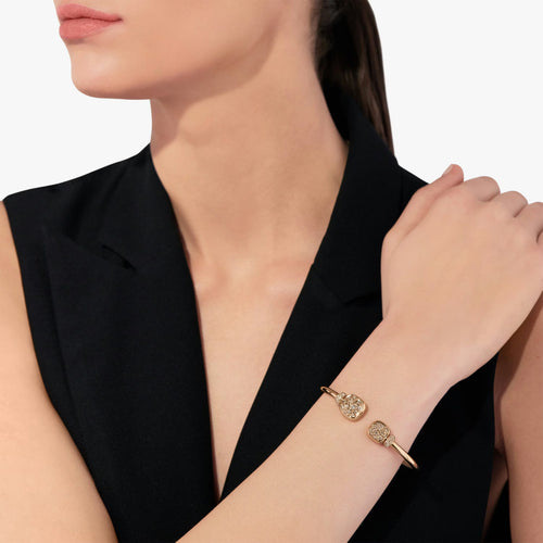 Bracelet Pomellato Nudo - Bracelet en or rose 18K et diamants 58 Facettes UKA000135S0