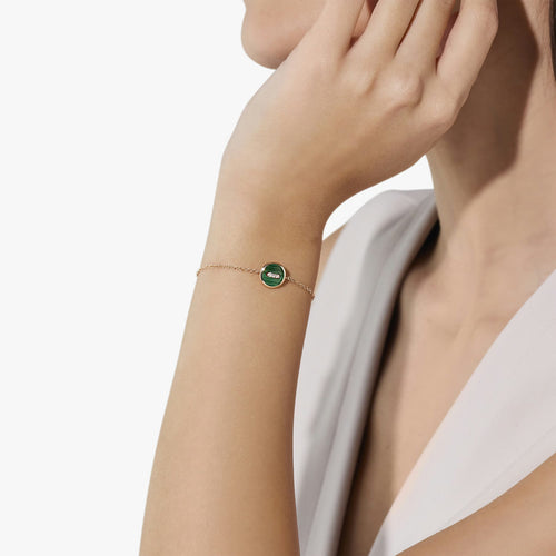 Bracelet Pomellato Pom Pom Dot - Bracelet en or rose 18K, diamants, malachite et nacre 58 Facettes UKA000136S0