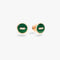 Boucles d'oreilles Pomellato PomPomDot - Boucles d'oreilles en or rose 18K, malachite 58 Facettes UKA000137S0