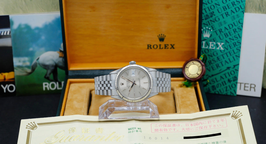 Montre Rolex Datejust 16014 - Montre 36 mm en acier (1987), boîte et papiers 58 Facettes ROL/DJ1/1336