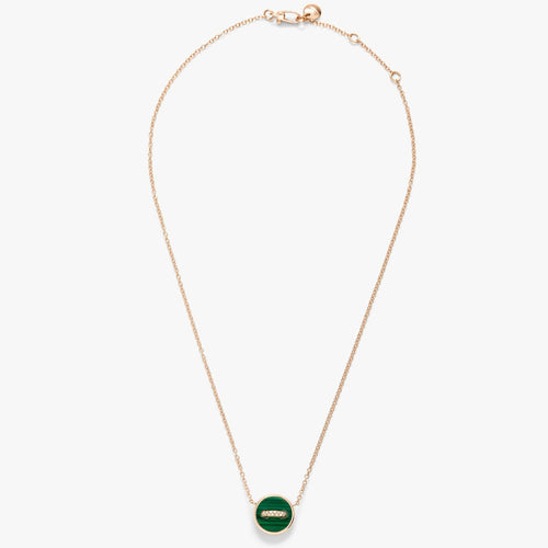 Collier Pomellato PomPomDot - Collier en or rose 18K, malachite et nacre 58 Facettes UKA000138S0