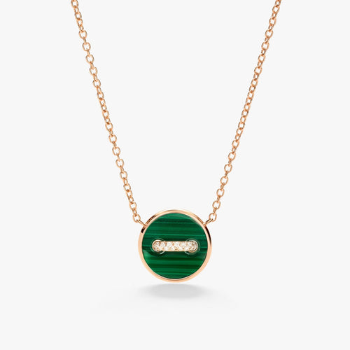 Collier Pomellato PomPomDot - Collier en or rose 18K, malachite et nacre 58 Facettes UKA000138S0