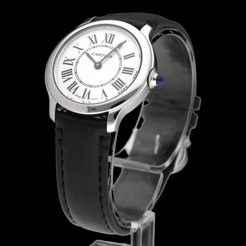 Montre Cartier Ronde de Cartier - Montre quartz WSRN0030 en acier 29 mm 58 Facettes CRT/MST/011