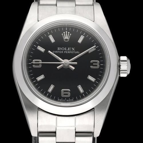 Montre Rolex Oyster Perpetual - Montre femme 26 mm en acier réf. 76080 58 Facettes ROL/OOP/213