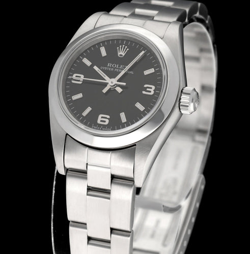 Montre Rolex Oyster Perpetual - Montre femme 26 mm en acier réf. 76080 58 Facettes ROL/OOP/213