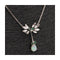 Collier Collier vintage 1966 - Or blanc 18 kt, diamants, opale et émeraudes 58 Facettes UKD102949JC
