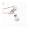 Collier Collier vintage 1966 - Or blanc 18 kt, diamants, opale et émeraudes 58 Facettes UKD102949JC