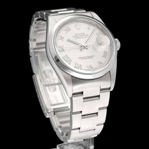 Montre Rolex Datejust 16200 - Montre automatique en acier 36 mm (2004) 58 Facettes ROL/DJ1/1345