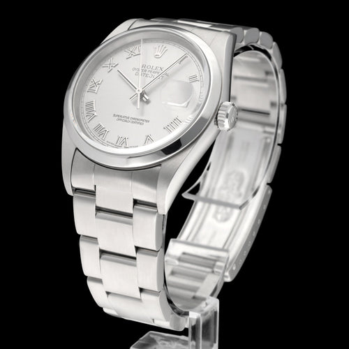 Montre Rolex Datejust 16200 - Montre automatique en acier 36 mm (2004) 58 Facettes ROL/DJ1/1345
