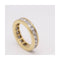 Bague Bague alliance - 24 diamants taille princesse en or jaune 18 kt 58 Facettes UKD358768JC