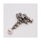 Pendentif Belle Époque - Pendentif en or blanc 18 kt, diamants et perle 58 Facettes UKD358774JC