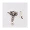 Pendentif Belle Époque - Pendentif en or blanc 18 kt, diamants et perle 58 Facettes UKD358774JC