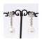 Boucles d'oreilles Boucles d'oreilles - Perles australiennes et diamants 1,80 ct en or blanc 18 kt 58 Facettes UKD359536JC