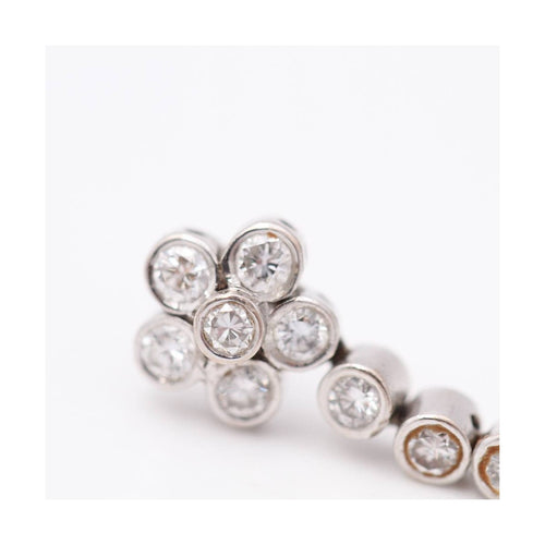 Boucles d'oreilles Boucles d'oreilles - Perles australiennes et diamants 1,80 ct en or blanc 18 kt 58 Facettes UKD359536JC