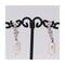 Boucles d'oreilles Boucles d’oreilles - Perles baroques et diamants en or blanc 18 ct 58 Facettes UKD359537JC