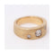 Bague J.Cayellas - Bague unisexe en or jaune 18 ct et diamants 0,70 ct 58 Facettes UKD359554JC