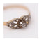 Bague NIN - Bague enfant en or jaune 18 ct et platine 950, diamants 58 Facettes UKD359565JC