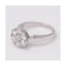 Bague Bague roseton en or blanc 18 ct et diamants 0,70 ct 58 Facettes UKD359573JC