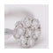 Bague Bague roseton en or blanc 18 ct et diamants 0,70 ct 58 Facettes UKD359573JC