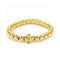 Bracelet FOPE - Bracelet en maille élastique en or jaune 18 kt et péridots 58 Facettes UKD359653LF