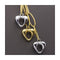 Collier Collier - Chaîne à cœurs en or bicolore 18 kt 58 Facettes UKD359655LF