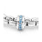Bracelet FOPE - Bracelet design italien en or blanc 18 kt et saphirs 58 Facettes UKD359662LF