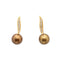 Boucles d'oreilles LARGÉ - Boucles d’oreilles en or rose 18 kt, perle et diamants 58 Facettes UKD359666LF