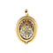 Pendentif Médaille - Vierge del Rocío en or jaune 18 kt et émail, diamant 58 Facettes UKD359668LF