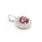 Pendentif Pendentif - Or blanc 18 kt, diamants et rhodolite 58 Facettes UKD359669LF