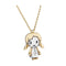 Collier BERTANI - Collier articulé en or rose et or blanc 18 kt avec diamant 58 Facettes UKD359670LF