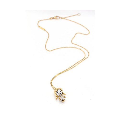Collier BERTANI - Collier articulé en or rose et or blanc 18 kt avec diamant 58 Facettes UKD359670LF