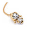 Collier BERTANI - Collier articulé en or rose et or blanc 18 kt avec diamant 58 Facettes UKD359670LF