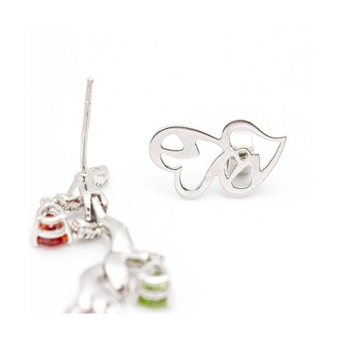 Boucles d'oreilles MUMME - Boucles d’oreilles en or blanc 18K, diamants et saphirs 58 Facettes UKD359676LF