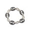 Bracelet Pulsera calabrote - Bracelet en or blanc 18 ct, diamants et céramique noire 58 Facettes UKD359678LF