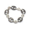 Bracelet Pulsera calabrote - Bracelet en or blanc 18 ct, diamants et céramique noire 58 Facettes UKD359678LF