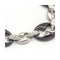 Bracelet Pulsera calabrote - Bracelet en or blanc 18 ct, diamants et céramique noire 58 Facettes UKD359678LF