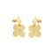 Boucles d'oreilles Boucles d’oreilles FLOR - Or jaune 18 kt et diamants 58 Facettes UKD359679LF