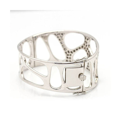 Bracelet DALI - Bracelet en or blanc 18 kt et diamants 58 Facettes UKD359680LF