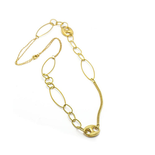 Collier CALAB - Collier en or jaune 18K 80 cm 58 Facettes UKD359681LF