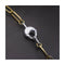 Collier CALAB - Collier à chaîne articulée en or jaune et or blanc 18 ct 58 Facettes UKD359693LF