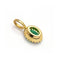 Pendentif Pendentif - Or jaune 18 kt avec émeraude et diamants 58 Facettes UKD359709LF