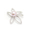 Pendentif Pendentif fleur - en or blanc 18 kt, diamants et perle 58 Facettes UKD359711LF